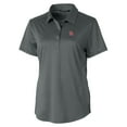 thumbnail image 2 of Women's Cutter & Buck Gray Rutgers Scarlet Knights Prospect Textured Stretch Polo, 2 of 3