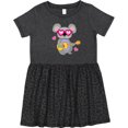 thumbnail image 3 of Inktastic Koala Cute Girls Guitar Girls Toddler Dress, 3 of 5