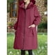 thumbnail image 4 of Chaquetas y abrigos casuales con capucha de manga larga para mujer, impermeable, transpirable, talla grande, con capucha, para senderismo, cortavientos cálido, blusa de poliéster para mujer, 4 of 4
