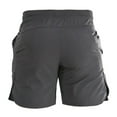 thumbnail image 6 of SOOMLON Summer Shorts for Men Festival Beach Casual Trouser Shorts Mens Quick Dry Swim Trunks Comfy Shorts Elastic Waist Beach Sports Shorts Gray XL, 6 of 6