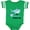 Football Green and White, variant on Inktastic My Uncle Loves Me with Cute Sharks Boys or Girls Baby Bodysuit
