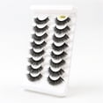thumbnail image 3 of Desertasis Eye clusters False Eyelashes Fluffys 8D Faux Minks Lashes Cat-Eye Wispy Lashes 8 Pairs Pack Dramatic Long Thick Volume Fake Eye Lashs Multipacks I, 3 of 7