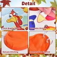 thumbnail image 2 of Fun Little Toys Thanksgiving Pin The Hat on the Turkey Includes Poster Hat Stickers Glue Dots Blind Fold, Games Fall Party Supplies Crafts for Kids Boys Girls, 2 of 7