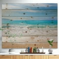 thumbnail image 2 of Design Art - Vagues Blanches s'Embrassant Plage Sable, 2 of 5
