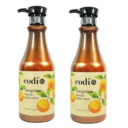 Codi Tangerine Hand & Body Lotion 25oz (2Pack)