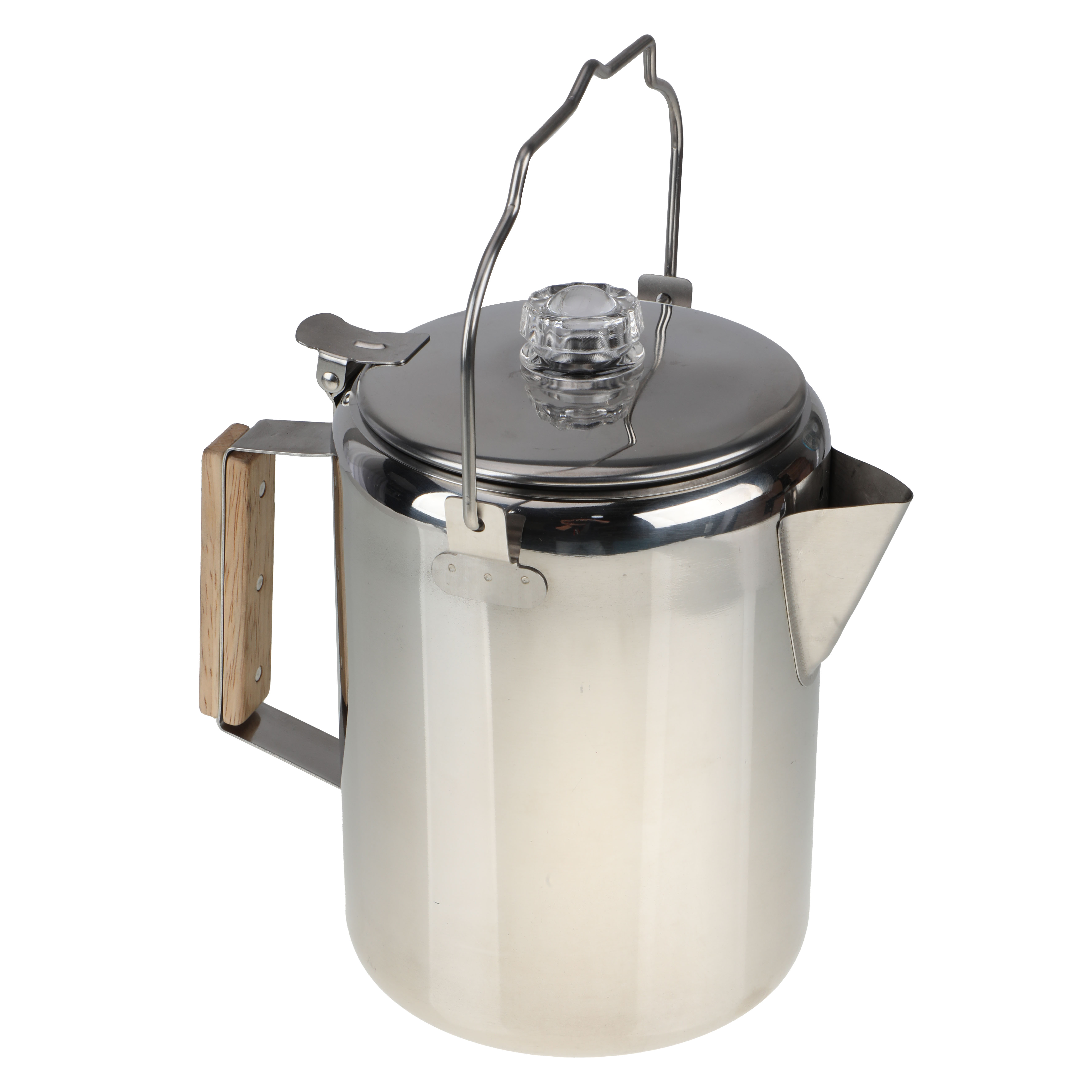 Percolador de acero inoxidable para acampar de 12 tazas 4