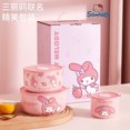 thumbnail image 2 of Fiambrera de cerámica de gran valor con sello para calentar en microondas, cuenco para fideos, vajilla de regalo, Sanrio Kawaii Cinnamoroll Hellokitty My Melody, 2 of 5