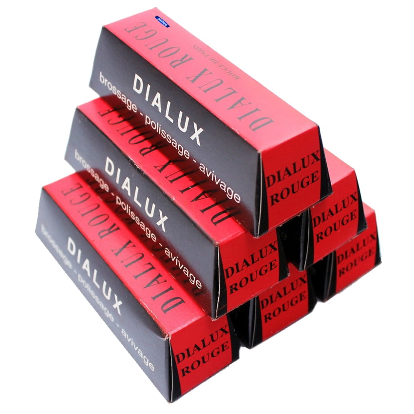 Dialux Red Rouge Polishing Compound Set 6 Bars Polish Yellow Gold
