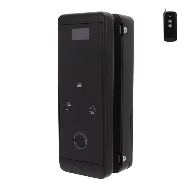 Cerradura de puerta con huella digital, Cerradura de puerta de vidrio inteligente Cerradura de cerrojo inteligente Cerradura de puerta con pantalla táctil Claridad notable Jadeshay A