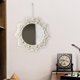 thumbnail image 5 of Espejo de pared colgante de macramé, adorno de arte bohemio, decoración de pared para guardería, apartamento, dormitorio, sa de estar, entradas 40cm Sunnimix tapiz redondo, 5 of 8