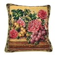 thumbnail image 2 of DaDa Bedding Set of 2-Pieces Parade Fruit & Roses Garden Tapestry Throw Pillow Covers w/ Inserts - 18" x 18", 2 of 5