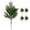 1A - Green, variant on Clearance! Christmas Twinkling Enchanted Evergreen Pine Tree with Lights, Christmas Decoration. Gift (5 Pine)