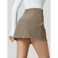 thumbnail image 3 of Womens Corduroy Mini Skirt Casual High Waist A-line Fall Winter Bodycon Short Pencil Skirts, 3 of 6