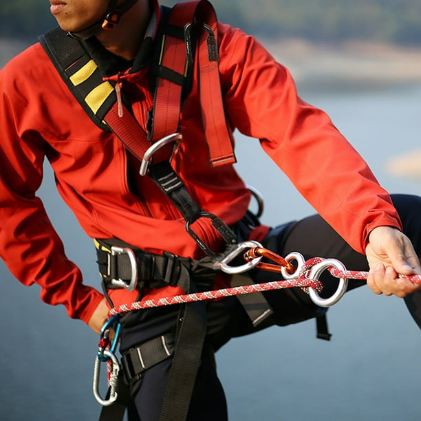 Climbing Harness Full Body Rock Climbing Gear For Outdoor Mountaineering  Rappelling High Altitude Working,Wear Resisting,Strong Bearing Capacity.