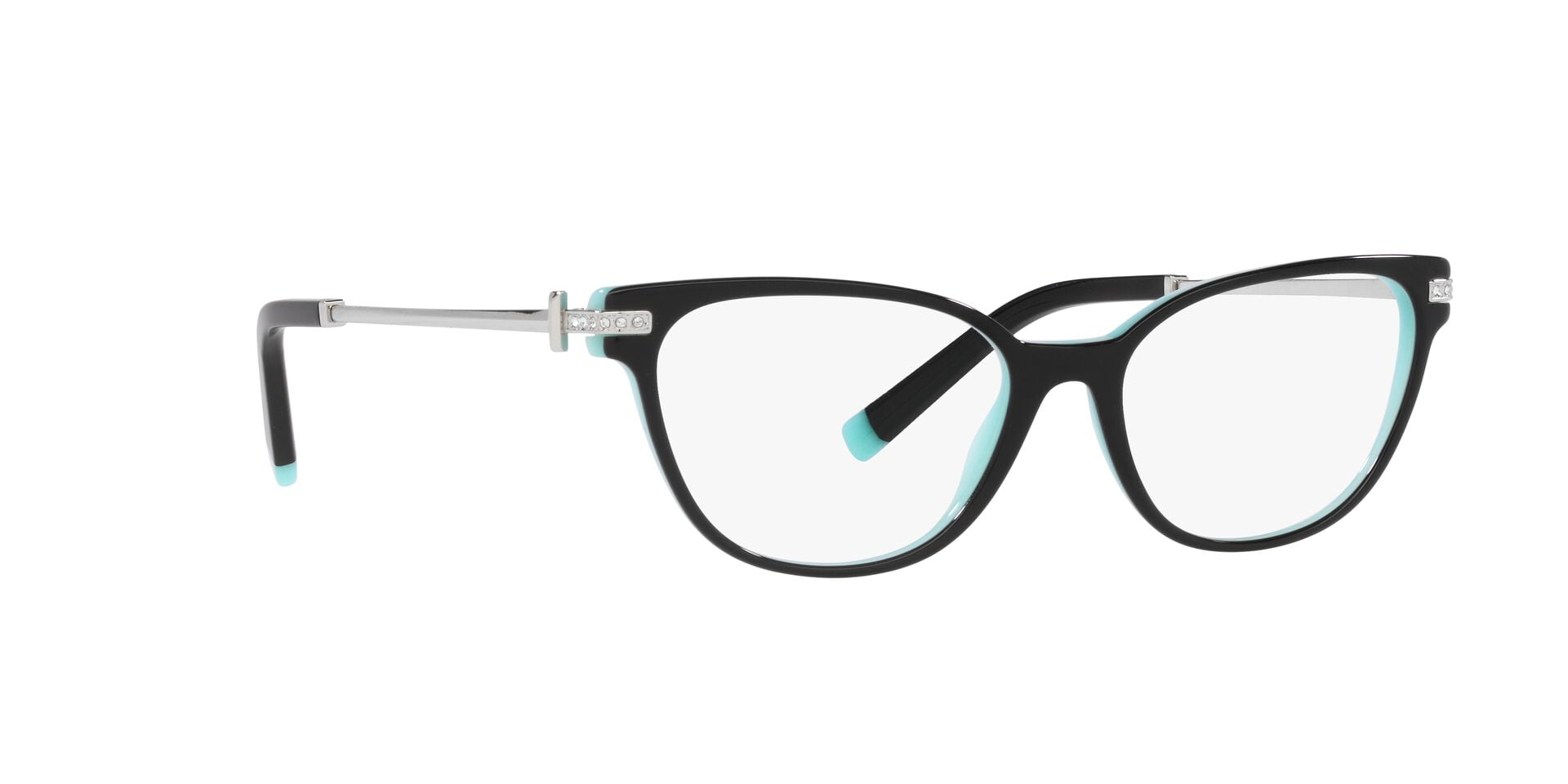 Tiffany & Co. TF 2223B Plastic Womens Cat-Eye Eyeglasses Black