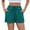 Green, variant on Seductiva Women's Shorts Women's 2025 Spring and Summer New Women's Solid Color Drawstring Pocket Fashion Casual Shorts Ready Made Shorts Womens Workout Shorts