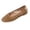 Khaki, variant on HTHLVMD Hollow Design Casual Shoes, Lightweight Summer Shoes, Everyday Comfortable Flats, Women's Cut-Out Perforated Ballet Flats, Breathable Slip-On Casual Shoes, Khaki 5.5