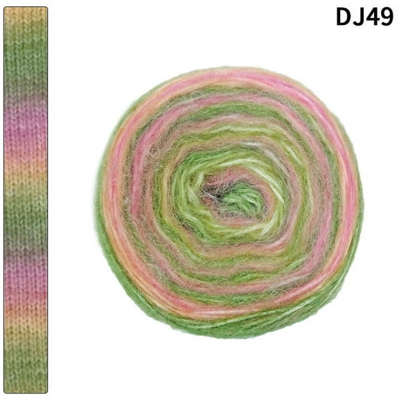 ERDOUY 200G Yarn Whirl , 58% Acrylic Yarn for Crocheting, Softly Color Changing Crochet Kit, Large Yarn ，AO