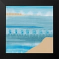 thumbnail image 2 of Kouta, Flora 20x20 Black Modern Framed Museum Art Print Titled - Morning at Meia Praia, 2 of 5