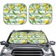 thumbnail image 2 of Balery Lemon Parasol para parabrisas de coche de 2 piezas | Parasol plegable para parabrisas delantero de coche para la mayoría de sedanes-Small, 2 of 6
