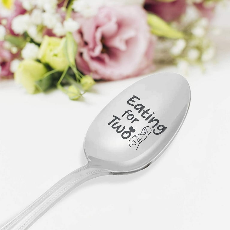 Engraved Stainless Steel Slotted Spoon Personalized Spoon 