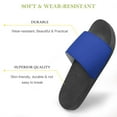 thumbnail image 3 of GZHJMY Stylish Slides for Women Men, Bright Blue Solid Color Soft Flexible Slip-on Sandals Slippers, 3 of 7