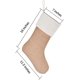 thumbnail image 5 of Medias navideñas de arpillera, medias colgantes para chimenea de Navidad, medias decorativas para decoración navideña, artesanía DIY (Flaxen, 5) Fason LRWJ1045, 5 of 5