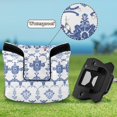 thumbnail image 6 of Haosy Elegant and Traditional Floral Golf Mallet Putter Cover Strong Magnetic Leather Golf Club Headcover Closure, 6 of 7