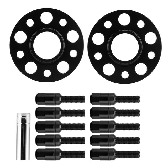Ensemble d'Adaptateurs de Roue, Kit d'Espacement de Roue 5x112 Kit d'Adaptateur de Roue Kit d'Espacement de Moyeu Matériaux de Qualité