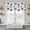 White, variant on Rooster Farmhouse Black Tier Curtains 24 Inch Length, Farm Animals Simple Modern Cafe Short Curtains for Bathroom Over Sink, Small Kitchen Curtain Light Filtering Tiered Drapes 2 Panels 27.5"Wx24"L