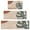 Brown Boho Plant, variant on Brown Boho Line Art Face and Plant Pattern Kitchen Rugs Sets Of 3,Kitchen Runner Rugs Non Skid Washable,Decorative Kitchen Floor Mats for Kitchen,Sink,Laundry,17"x30" 17"x47" 17"x59"