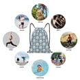 thumbnail image 6 of Honeii bead tree winter Print Drawstring Backpack,Drawstring Bags String Backpack Gym Cinch Sack Backpack Sport Bag Draw-Small, 6 of 6