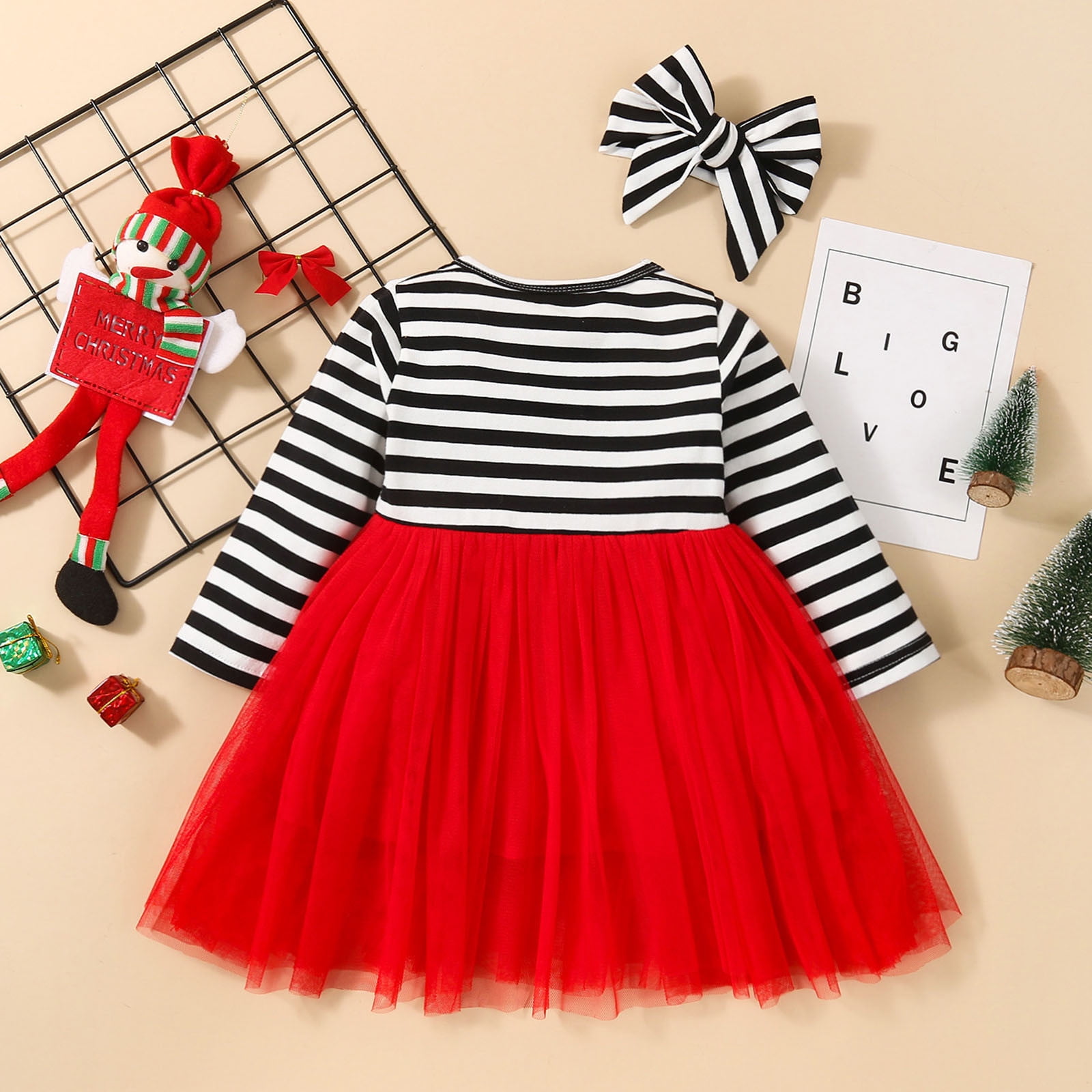 TOWED22 Tutu Dresses For Toddler Girls,Kids Girls Elegant Spring First Communion Half Sleeve