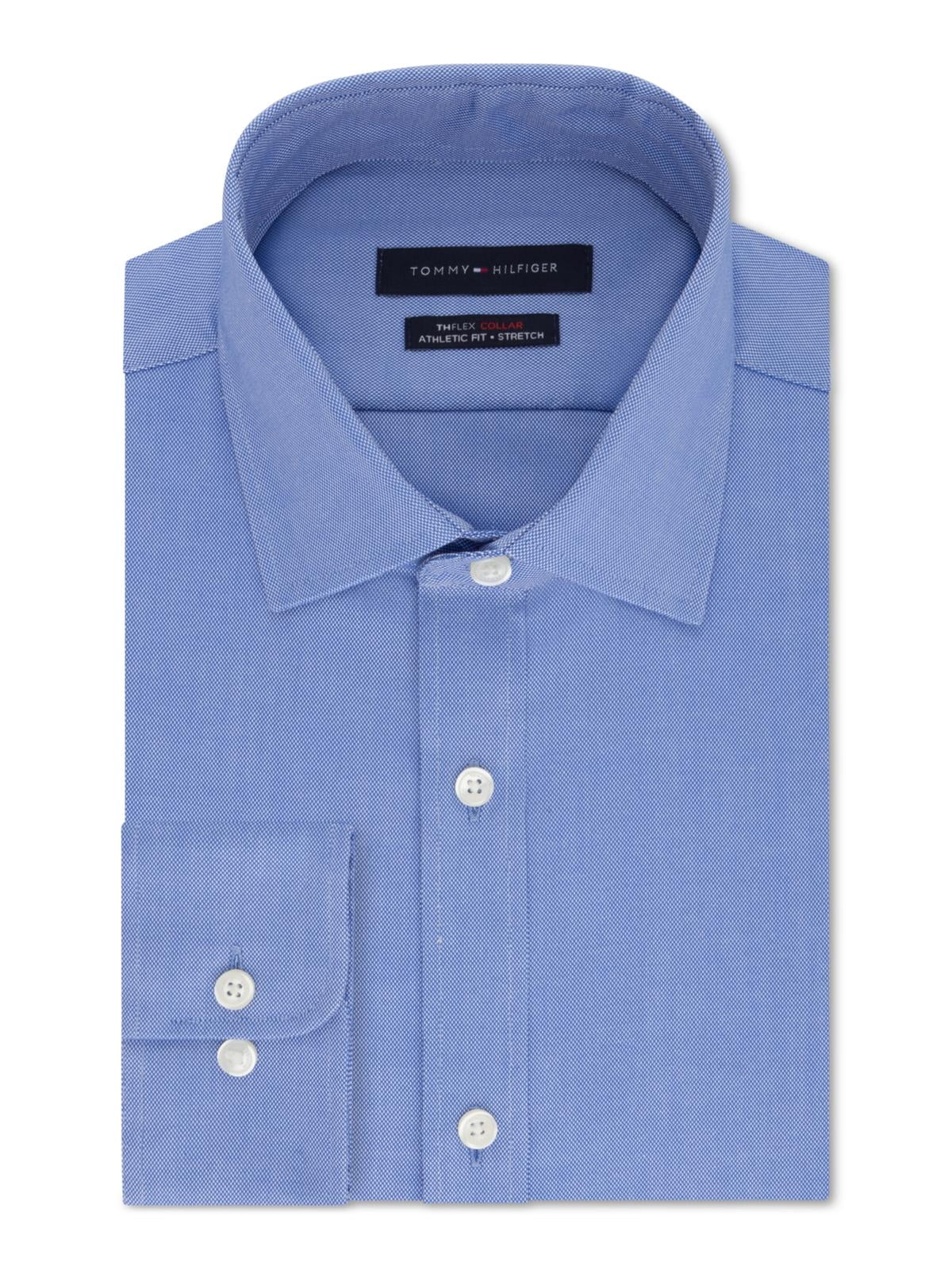 Tommy Hilfiger Mens Woven Athletic Fit 