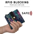 thumbnail image 4 of Small Wallet For Women Bifold Leather Pocket Coin Credit Card Holder With RFID Blocking Turtles Swimming, 4 of 6