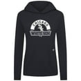 thumbnail image 2 of Women's Levelwear Black Chicago White Sox Relay Banner Arch Long Sleeve T-Shirt Hoodie, 2 of 3