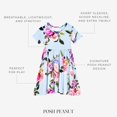 thumbnail image 2 of Vestido de verano Posh Peanut Twirl para niños Country Rose 3-4 años, 2 of 7