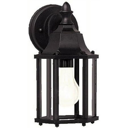 

Kichler Chesapeake 10.25 1 Light Outdoor Wall Light with Clear Beveled Glass in Black