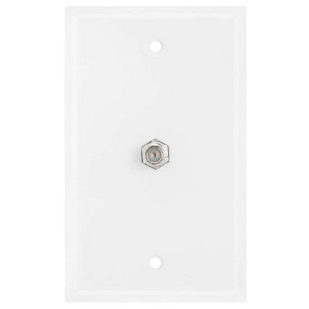 Cmple - Coaxial F-Connector Wall Plates for Cable TV, Satellite
