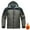 Gray, variant on Men's Fleece Jacket, All-Season Outerwear with Waterproof Windproof Protection for Outdoor Mountaineering and Casual Wear