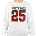 thumbnail image 2 of Christmas North Pole Sweatshirt Unisex Small White, 2 of 5