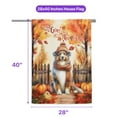 thumbnail image 5 of Happy Thanksgiving Australian Shepherd Give Thanks Fall Beanie Scarf Welcome House Flag 28x40in Double Sided Aussie Dog Lover Gifts Outdoor Decor - 00020, 5 of 5