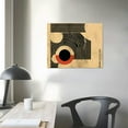 thumbnail image 4 of Orinice Mid Century Modern Bauhaus Wall Art - UNFRAMED Print - Abstract Wall Decor - Exhibition Poster Replication (Black) 16x12in, 4 of 6