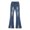 Blue, variant on Alvivi Little Big Girl Casual Flared Jeans High Waist Bell-Bottom Denim Pants Trousers Streetwear Blue 5-6