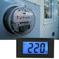 thumbnail image 3 of LCD Display Digital Panel Meter, Voltage Meter, 220V Generator, 3 of 8