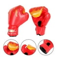 thumbnail image 7 of Karlsitek Kids PU Leather Boxing Gloves for Sparring, Fire Pattern, 12 oz, 7 of 7