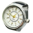 thumbnail image 1 of Real Watch Ring Timepiece Jewelry Silver Adjustable Round Clock Fashion Statement Accessory, 1 of 5