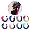 thumbnail image 2 of xinxixnxx 55cm Hair Pigtail Gradient Ponytail for Motorcycle Black Light Blue, 2 of 2