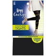 thumbnail image 2 of L'eggs Energy Women's Black Opaque Graduated Compression Footless Tight (1 pair), 2 of 3