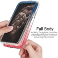 thumbnail image 3 of CoverON Apple iPhone 11 Pro Clear Case with Two-Tone Colors Heavy Duty Full Body Shockproof Phone Cover - Gradient Series, 3 of 7